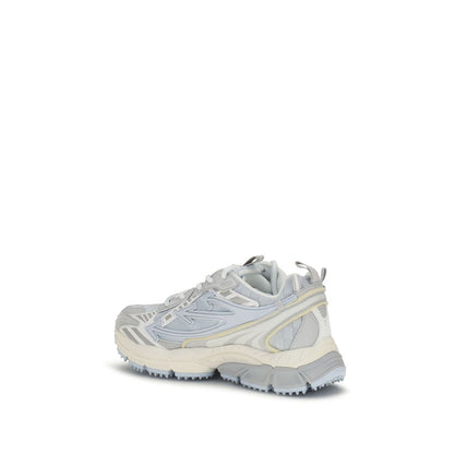 Gray Fabric Athletic Sneakers