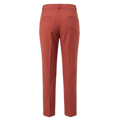 Brown Viscose Women Pant