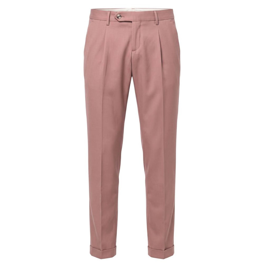 Pink Viscose Men Pant