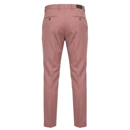 Pink Viscose Men Pant