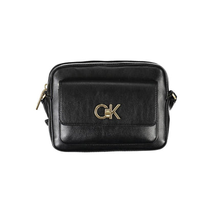 Black Recycled Polyester Women Handbag