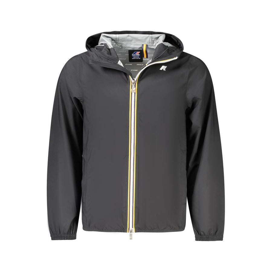 Black Polyester Mens Jacket