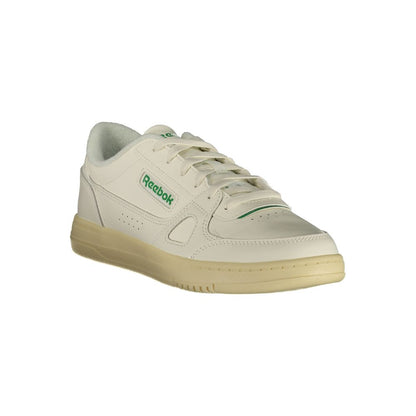 White Polyurethane Men's Sneaker