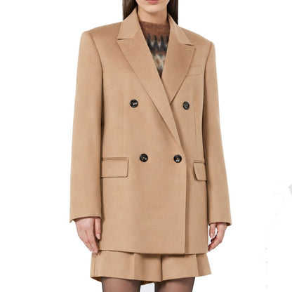 Brown Virgin Wool Blazer