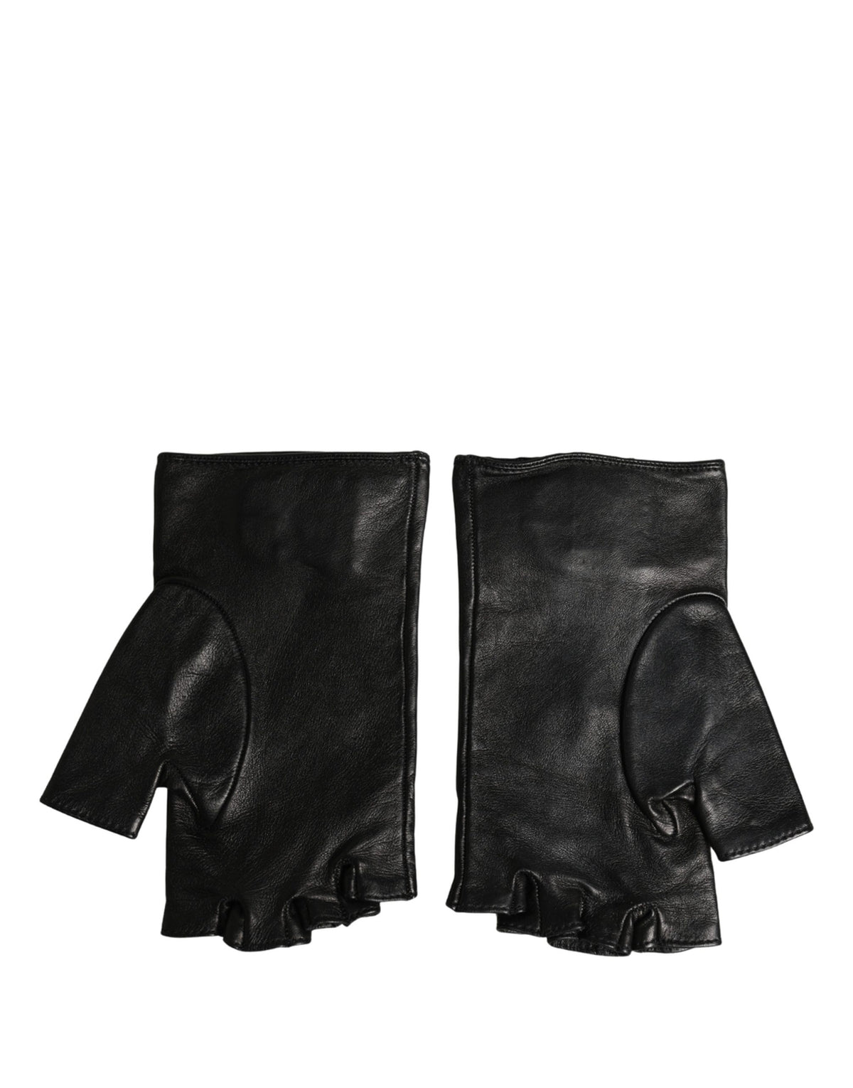 Black Embellished Wrist Length Fingerless Gloves