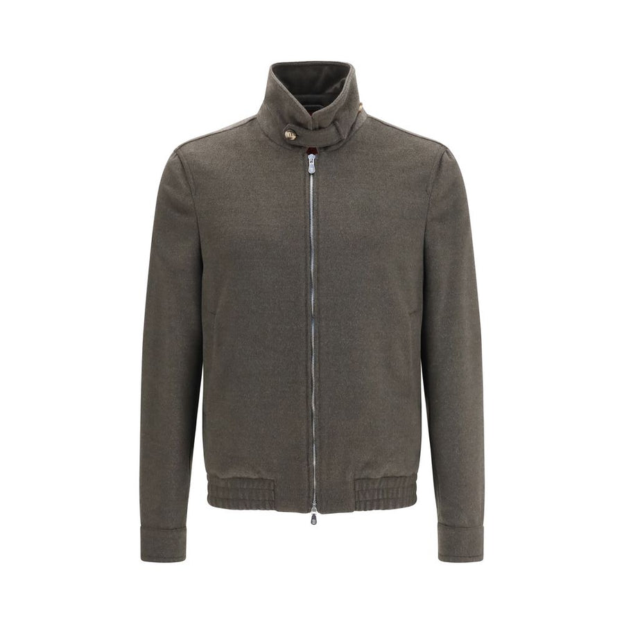 Gray Wool Oves Aries Full-Length Jacket