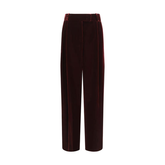 Bordeaux Viscose Dress Pants