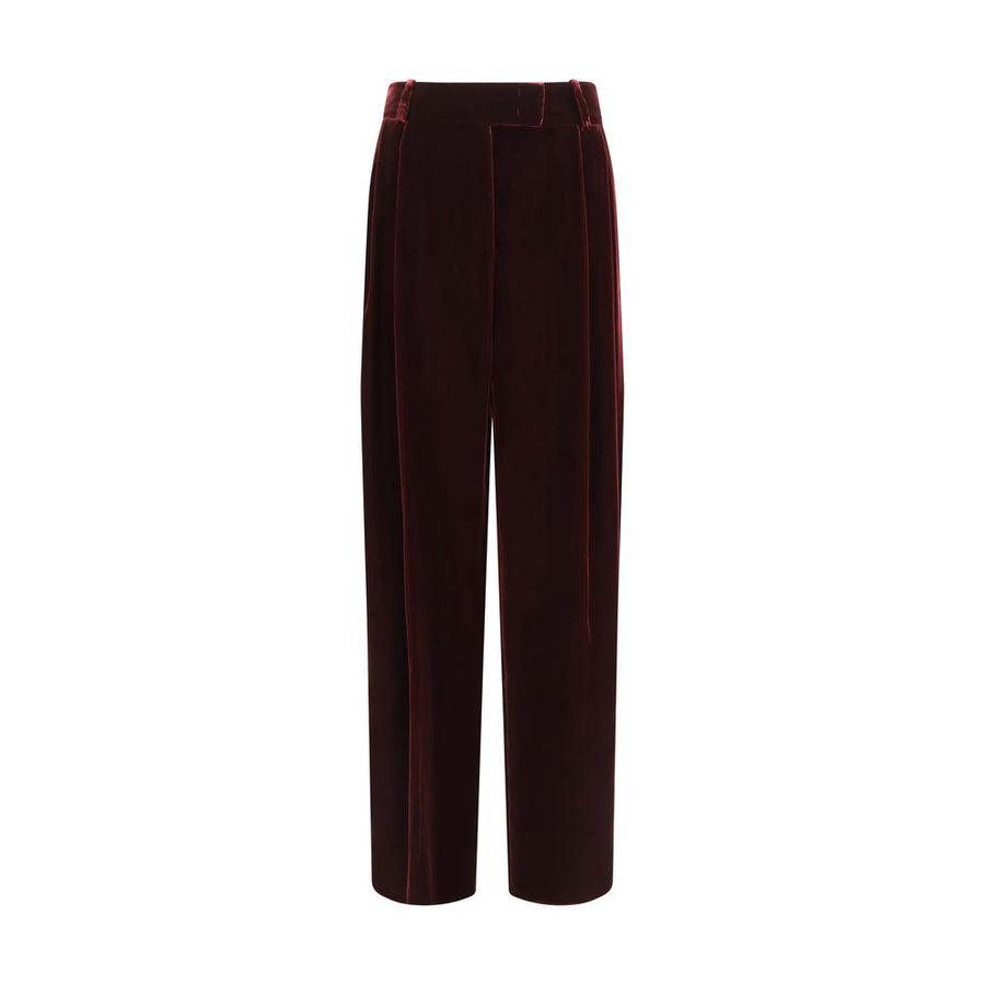 Bordeaux Viscose Dress Pants