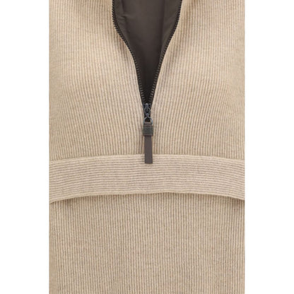 Beige Cashmere Sweatshirt