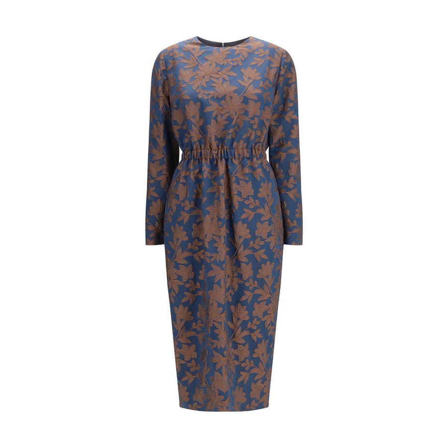 Multicolor Polyester Cocktail Dress