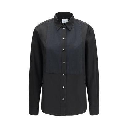 Black Cotton Dress Shirt