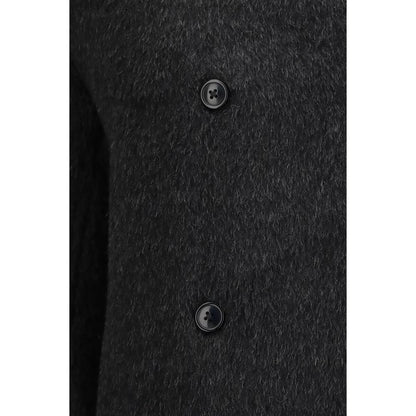 Black Alpaca Vicugna Pacos Jacket