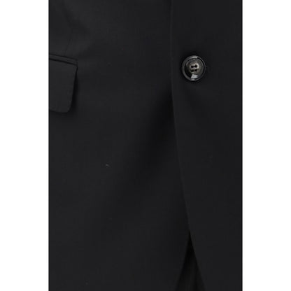 Black Wool Oves Aries Two-Piece Suit