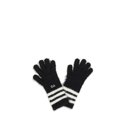 Black Recycled Polyamide Gloves