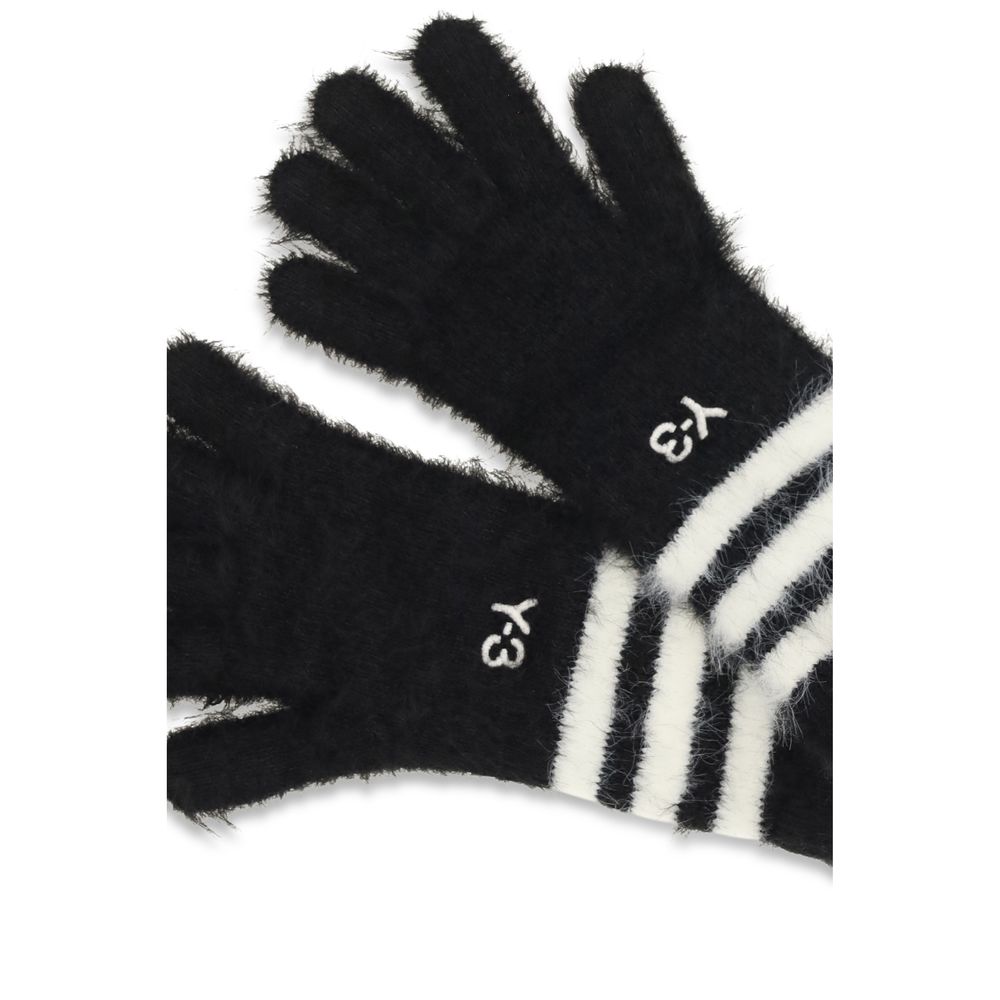 Black Recycled Polyamide Gloves