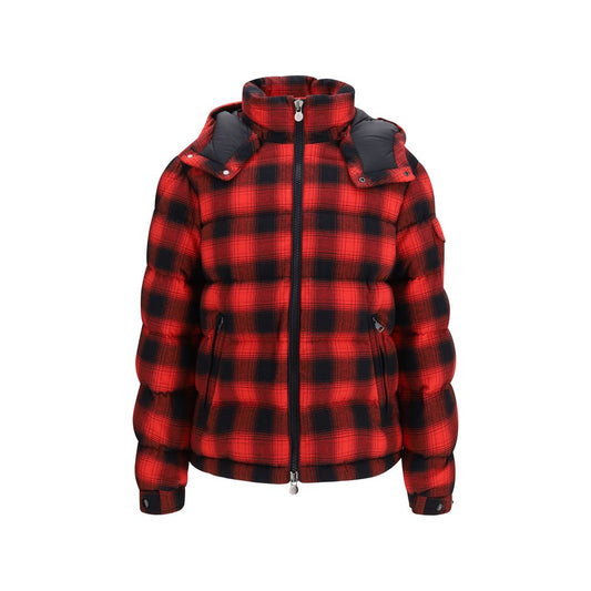 Red Cotton Full-Length Jacket