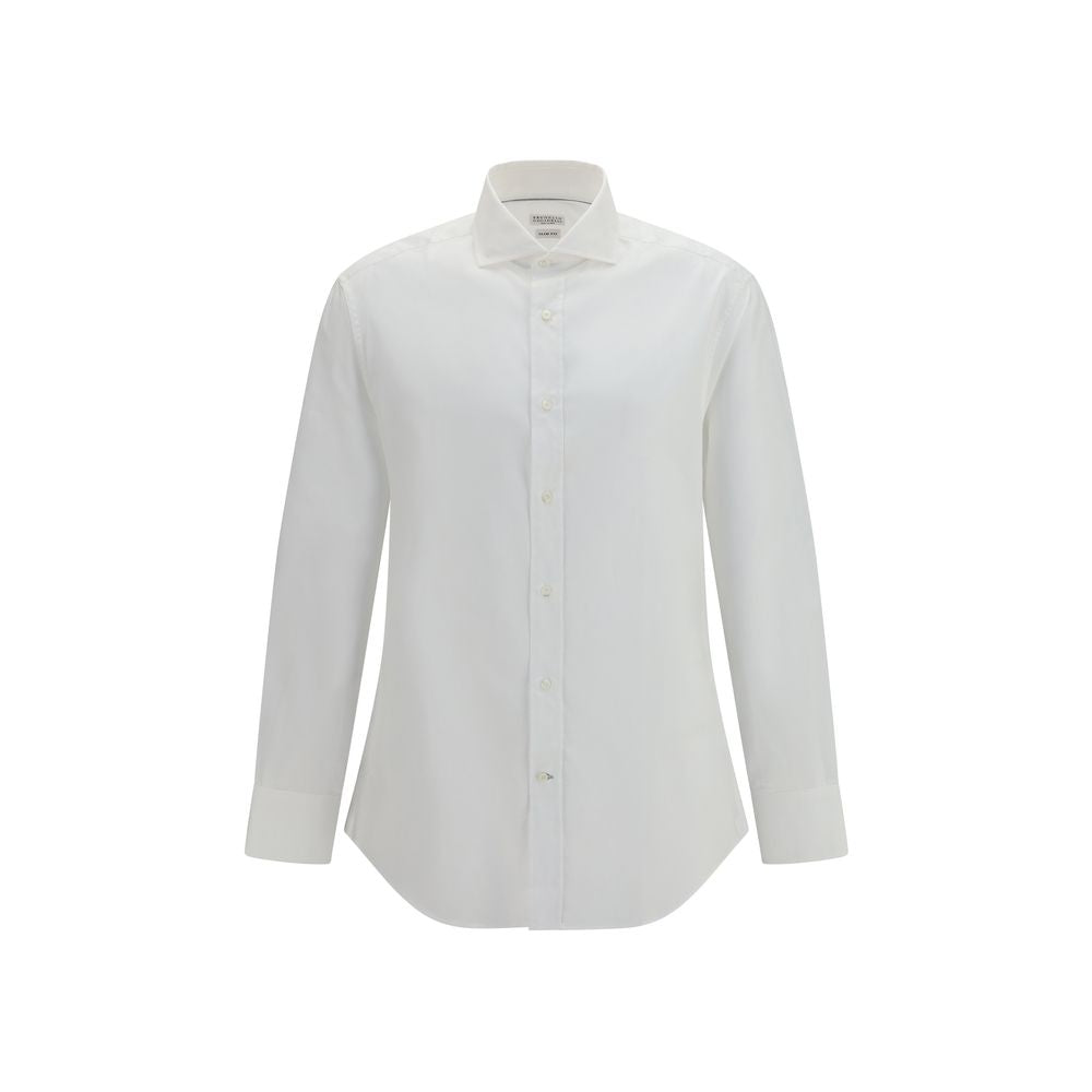 White Cotton Dress Shirt