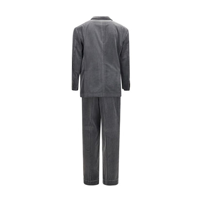 Gray Cotton Suit
