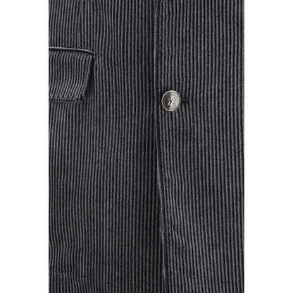 Gray Cotton Suit