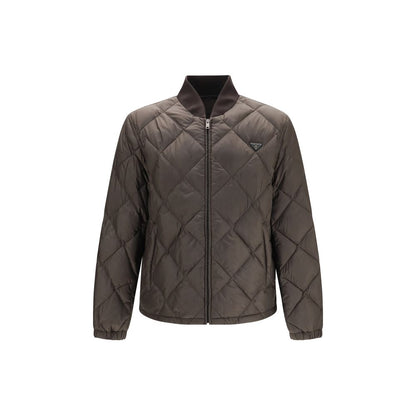 Bicolor Recycled Polyester Full-Length Jacket