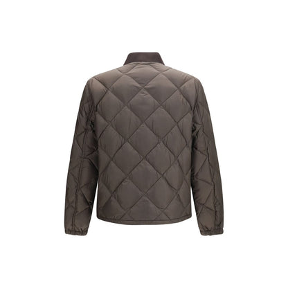 Bicolor Recycled Polyester Full-Length Jacket