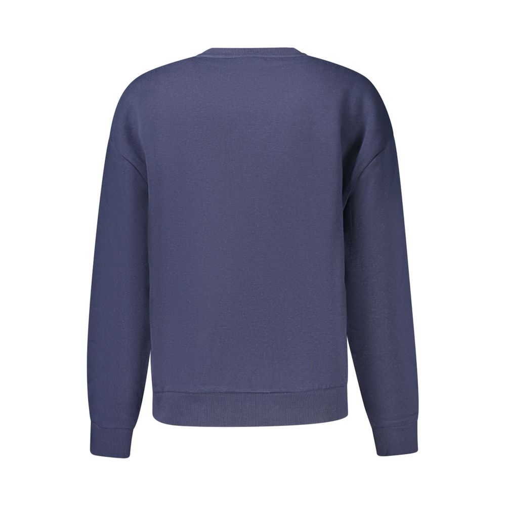 Blue Cotton Women's Sweatshirt