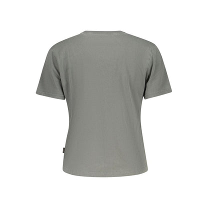 Grey Cotton Women's T-Shirt