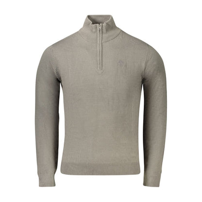 Gray Acrylic Men's Sweater