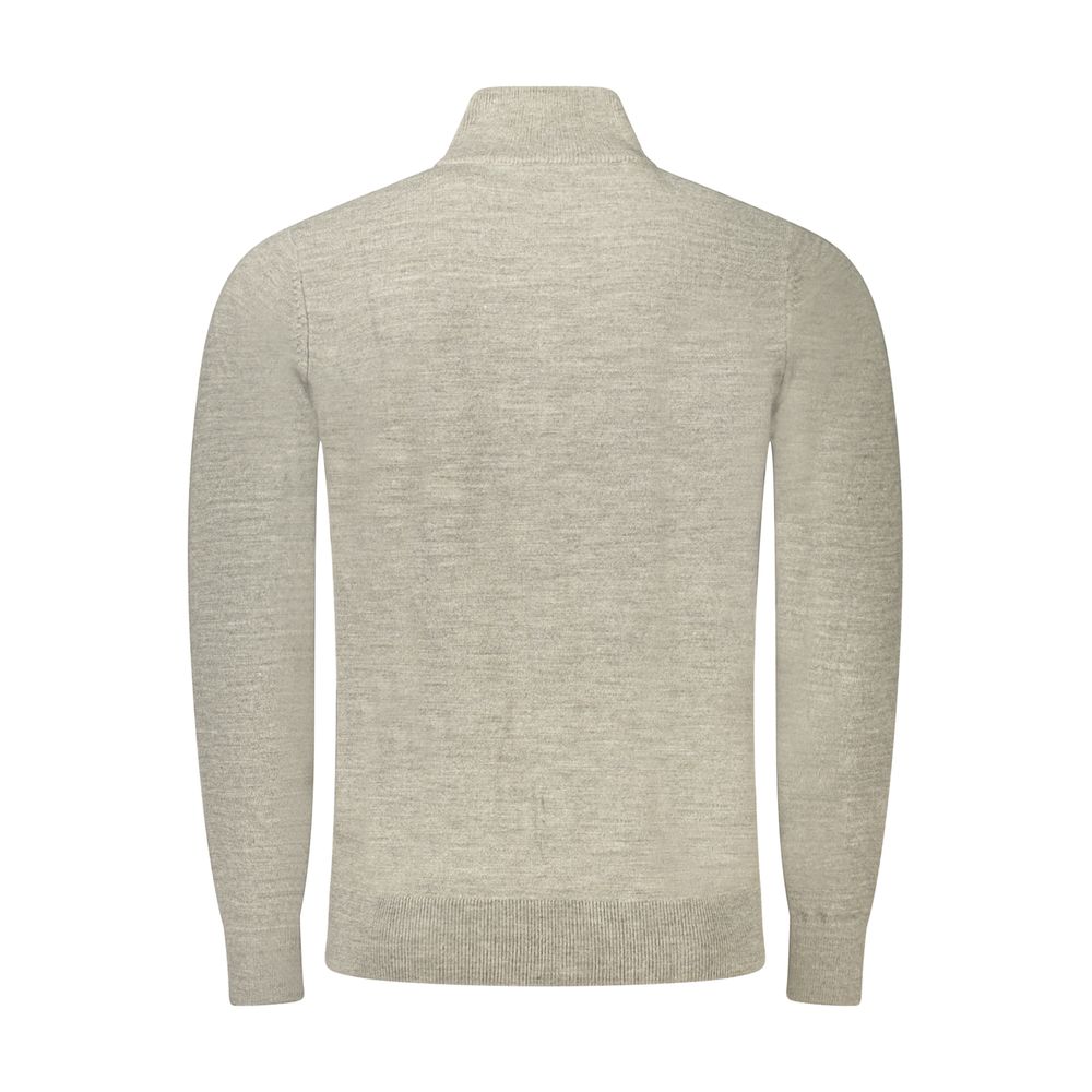 Grey Acrylic Men's Sweater