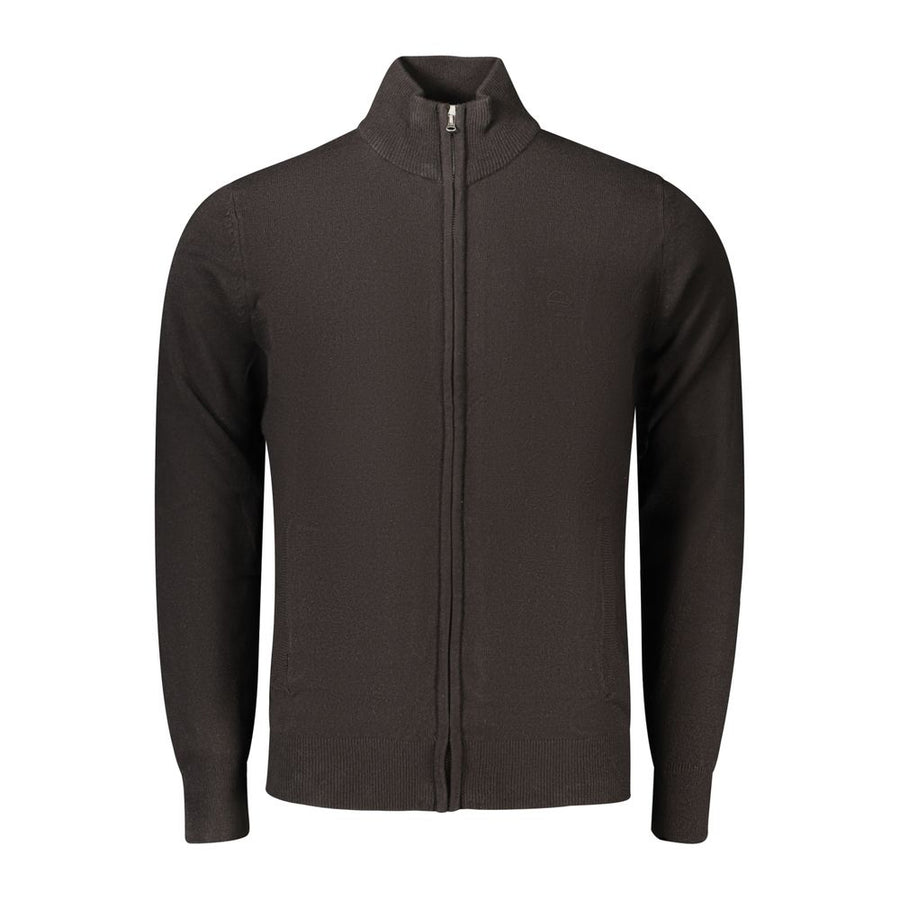Black Acrylic Men's Cardigan