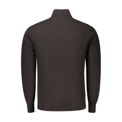 Black Acrylic Men's Cardigan