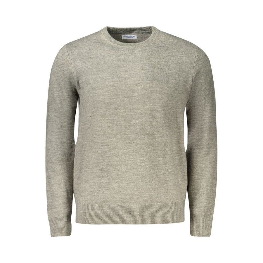 Grey Acrylic Men Sweater