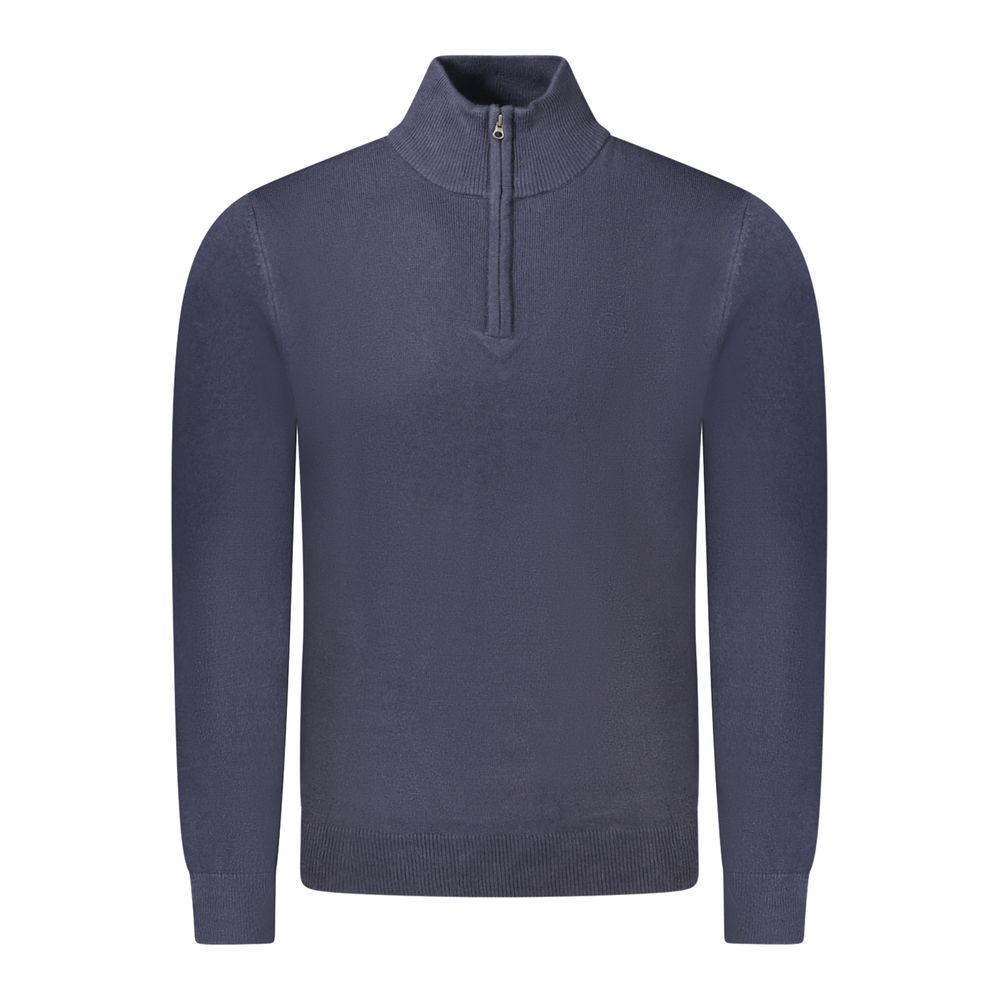 Blue Acrylic Men Sweater