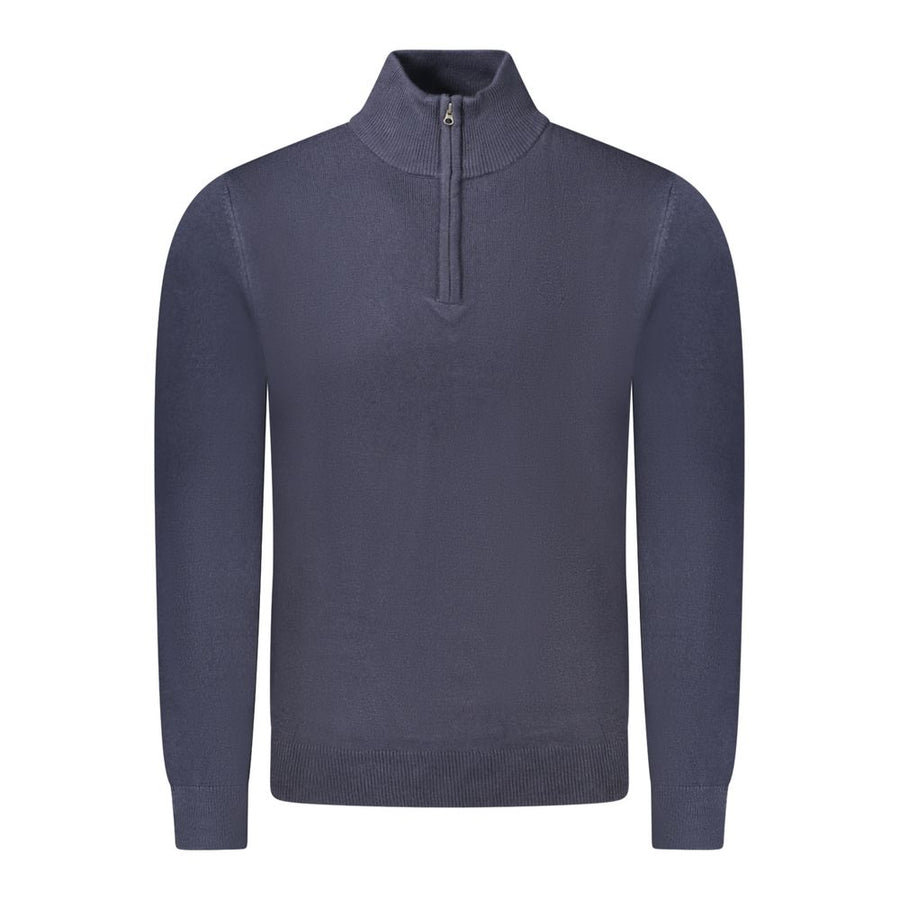 Blue Acrylic Men Sweater