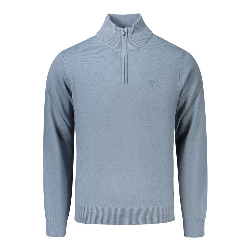 Blue Acrylic Men's Sweater
