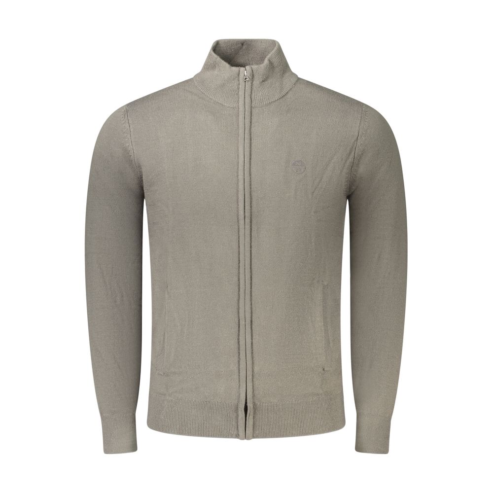 Gray Acrylic Mens Sweater