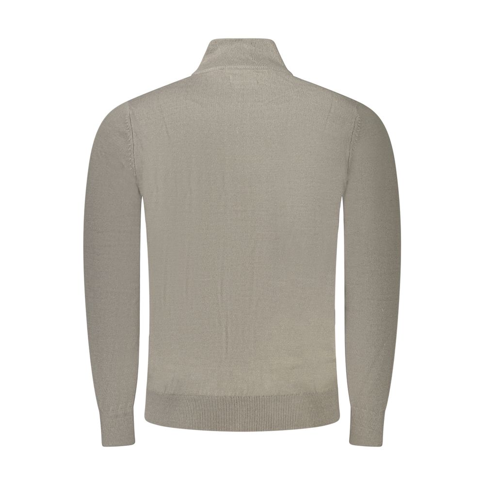 Gray Acrylic Mens Sweater
