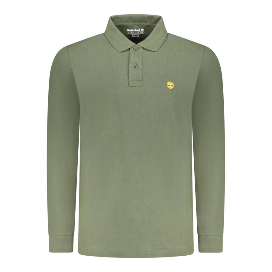 Green Cotton Men's Polo Shirt