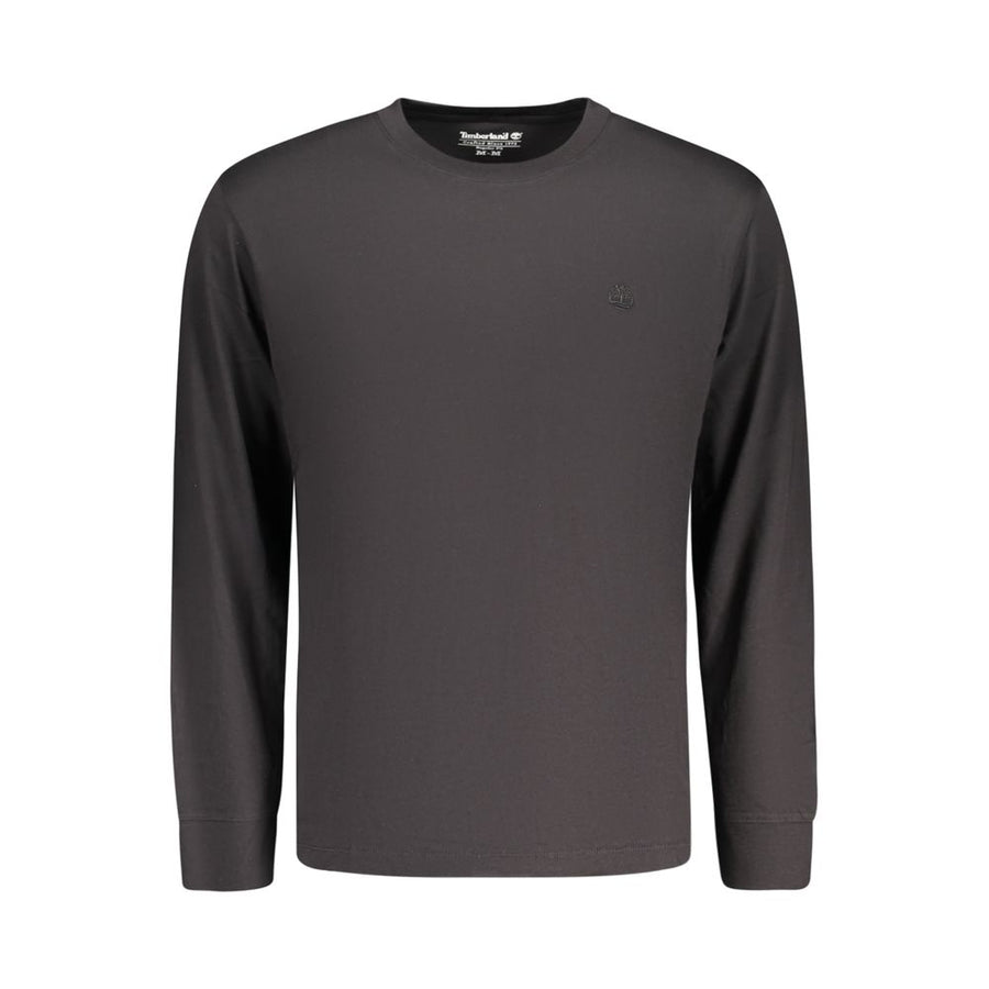 Black Cotton Men's T-Shirt