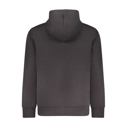 Black Cotton Men's Sweatshirt