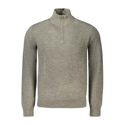 Gray Acrylic Men's Sweater