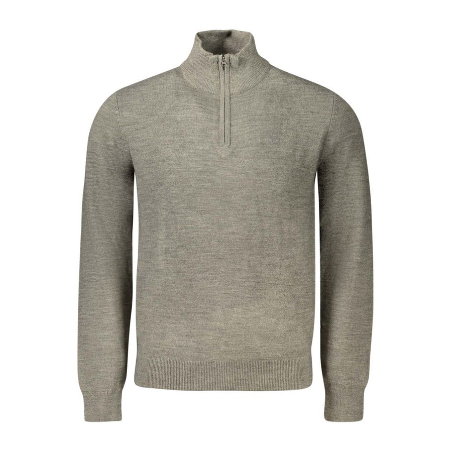 Gray Acrylic Men's Sweater
