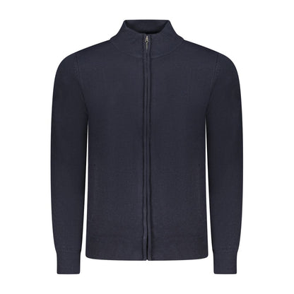 Blue Acrylic Men Sweater