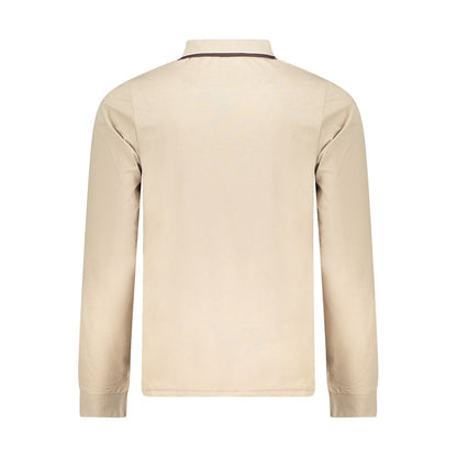 Beige Cotton Men's Polo
