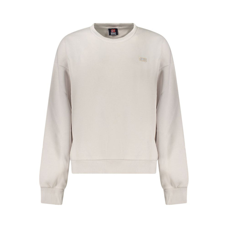 Gray Cotton Women's Sweatshirt