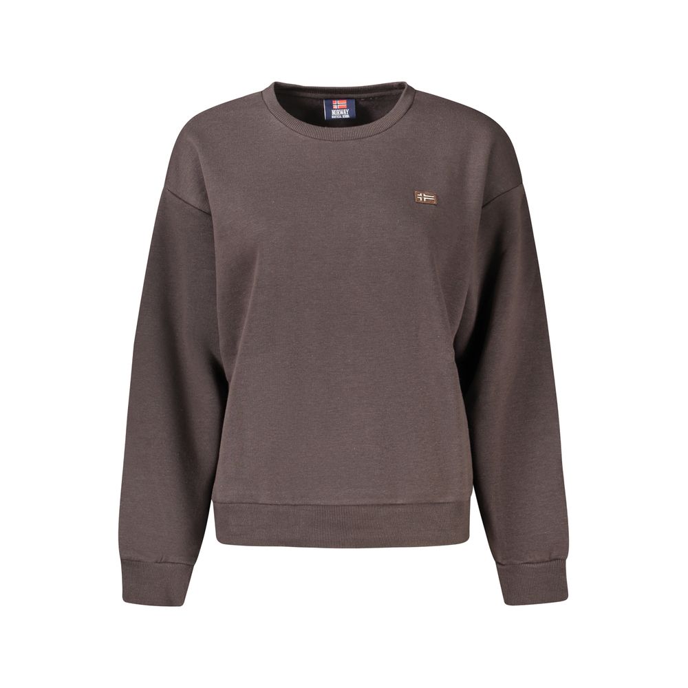 Brown Cotton Sweatshirt