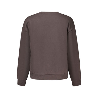 Brown Cotton Sweatshirt