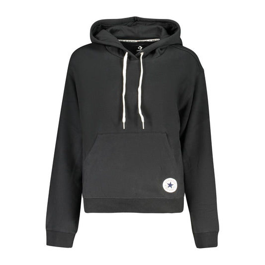 Black Cotton Women's Sweatshirt
