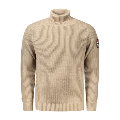 Beige Wool Turtleneck