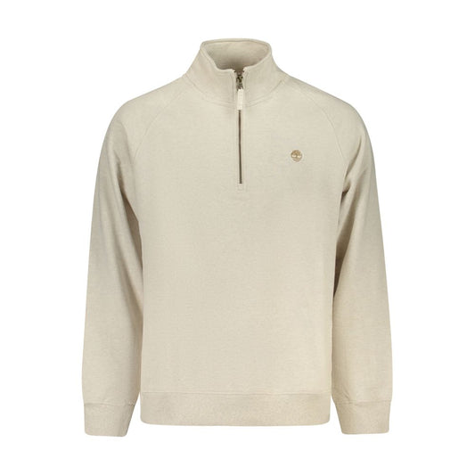 Beige Cotton Men's Sweatshirt